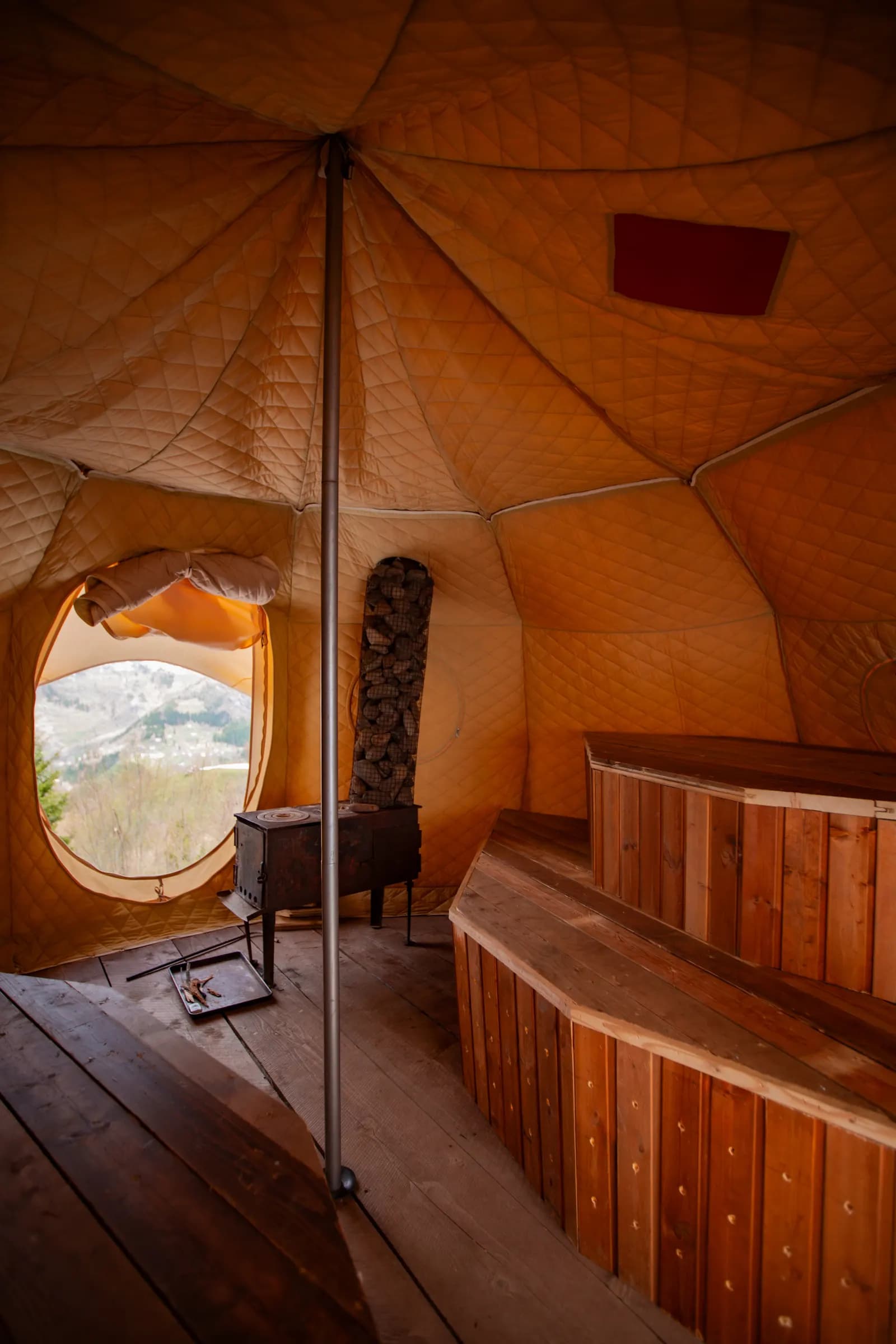 Sauna in a Tent